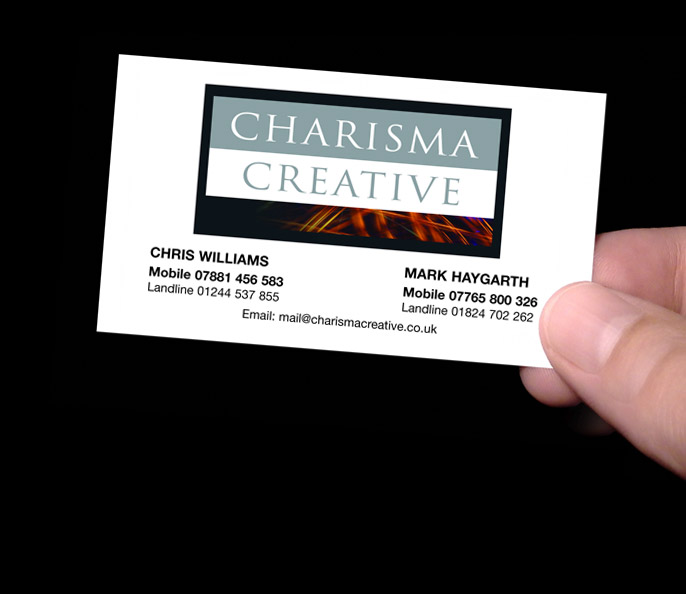 our business card